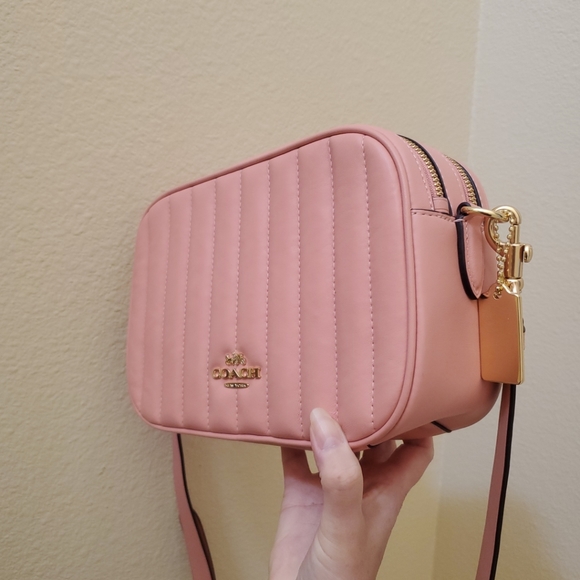 Coach Jes Crossbody Linear Quilting Leather - Picture 10 of 11